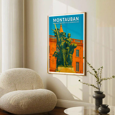 Affiche - Montauban - Monument aux Morts de la Guerre de 1870