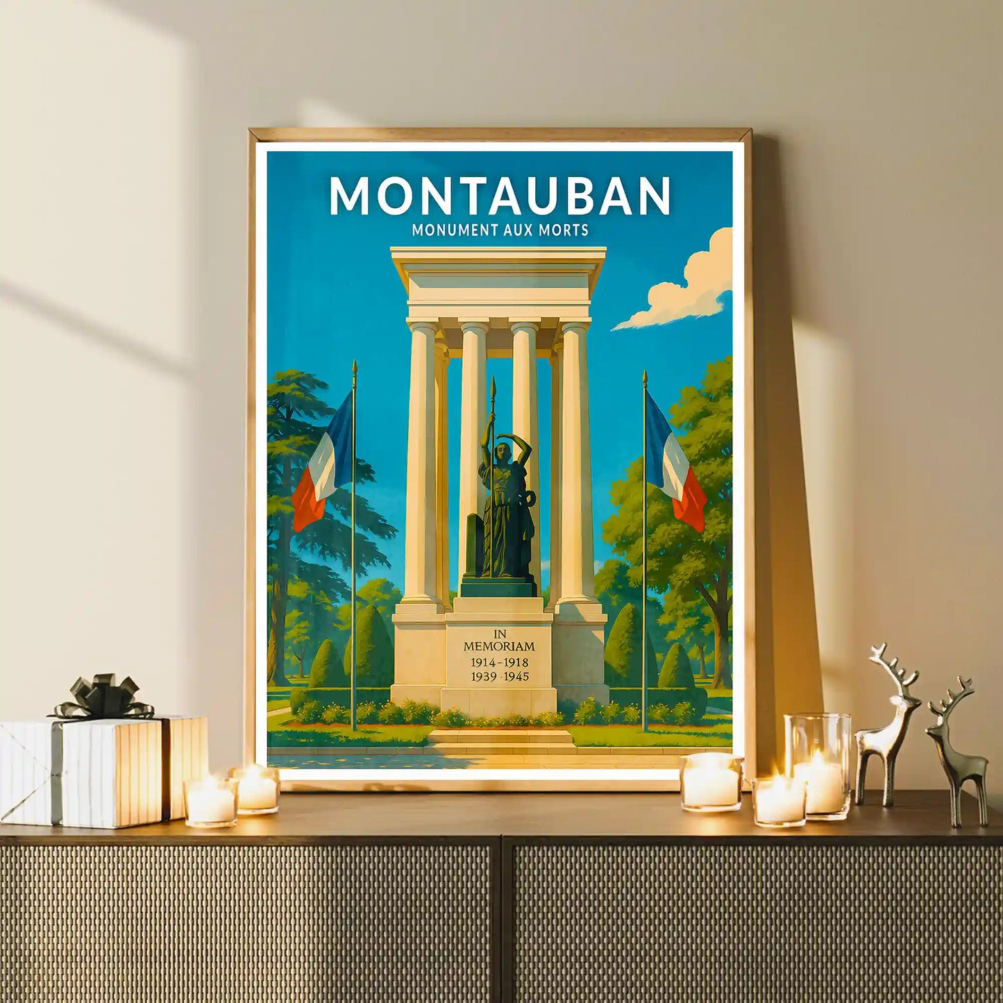 Affiche - Montauban - Monument aux Morts
