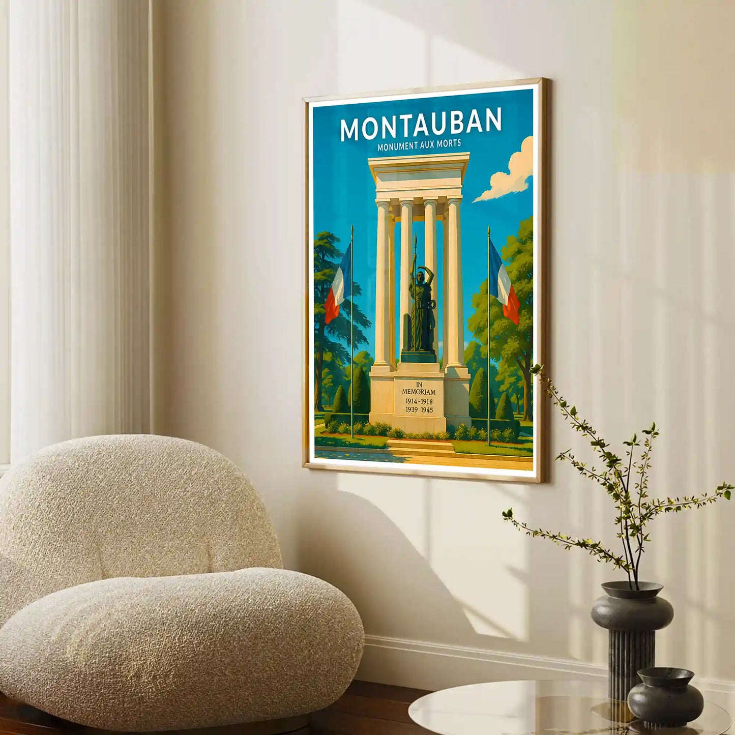 Affiche - Montauban - Monument aux Morts
