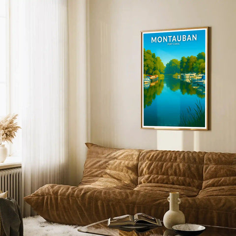 Affiche - Montauban - Port Canal