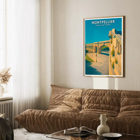 Affiche - Montpellier - Aqueduc Saint-Clément