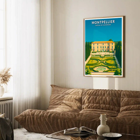 Affiche - Montpellier - Château de Flaugergues