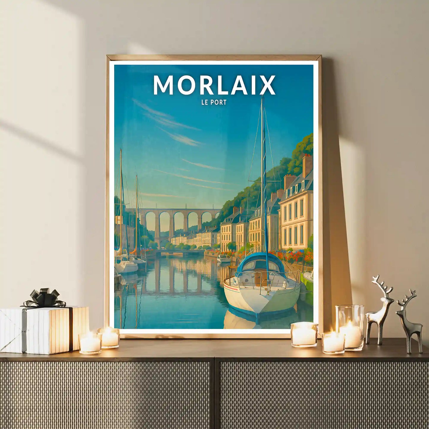 Affiche - Morlaix - Le Port