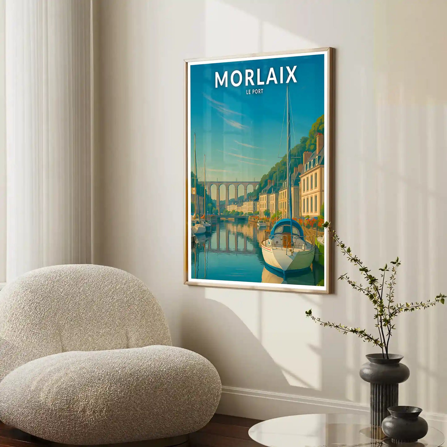 Affiche - Morlaix - Le Port