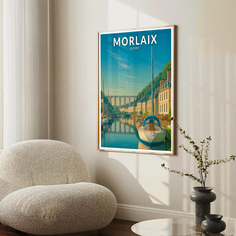 Affiche - Morlaix - Le Port