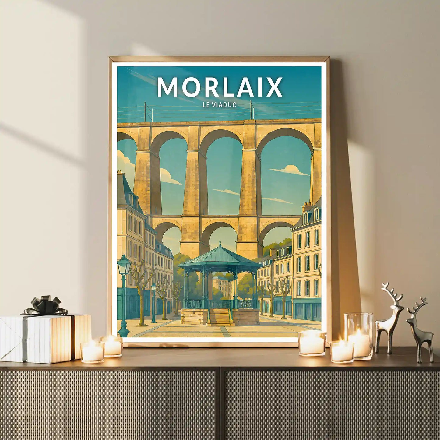 Affiche - Morlaix - Le Viaduc