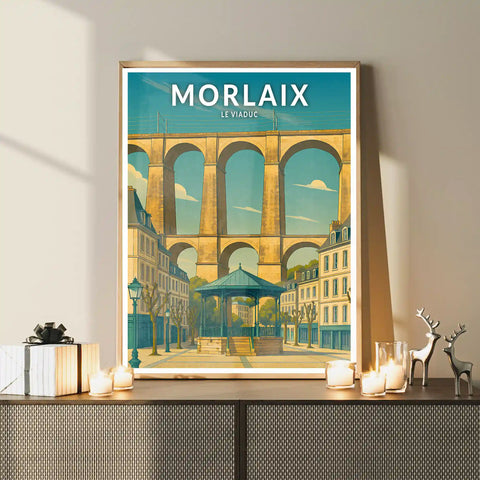 Affiche - Morlaix - Le Viaduc