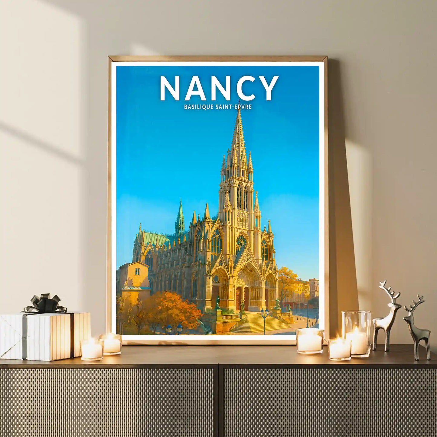 Affiche - Nancy - Basilique Saint-Epvre