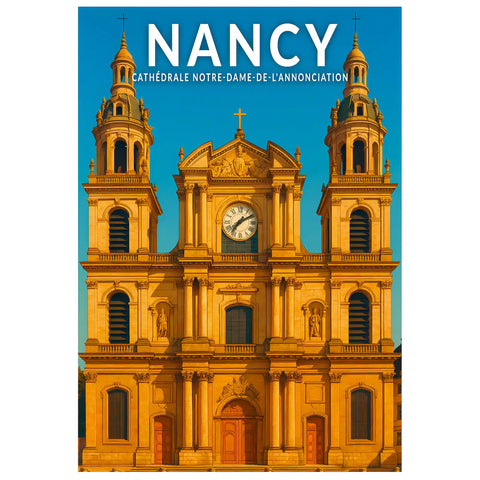 Affiche - Nancy - Cathédrale Notre-Dame-de-l'Annonciation