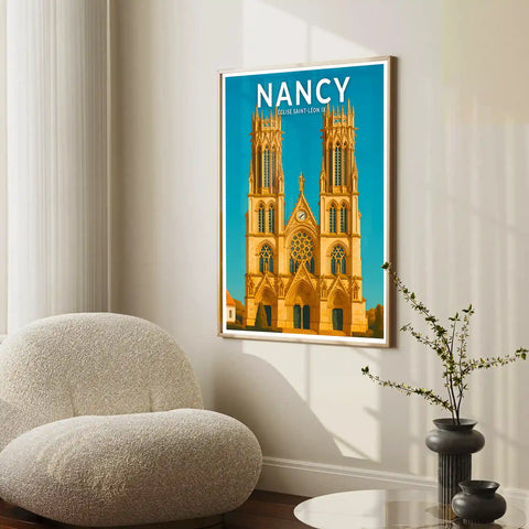 Affiche - Nancy - Église Saint-Léon IX