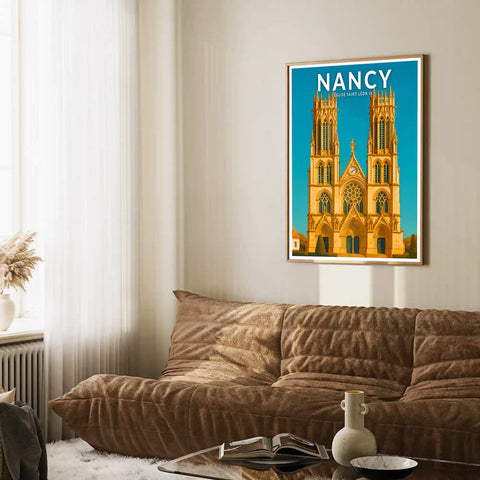 Affiche - Nancy - Église Saint-Léon IX