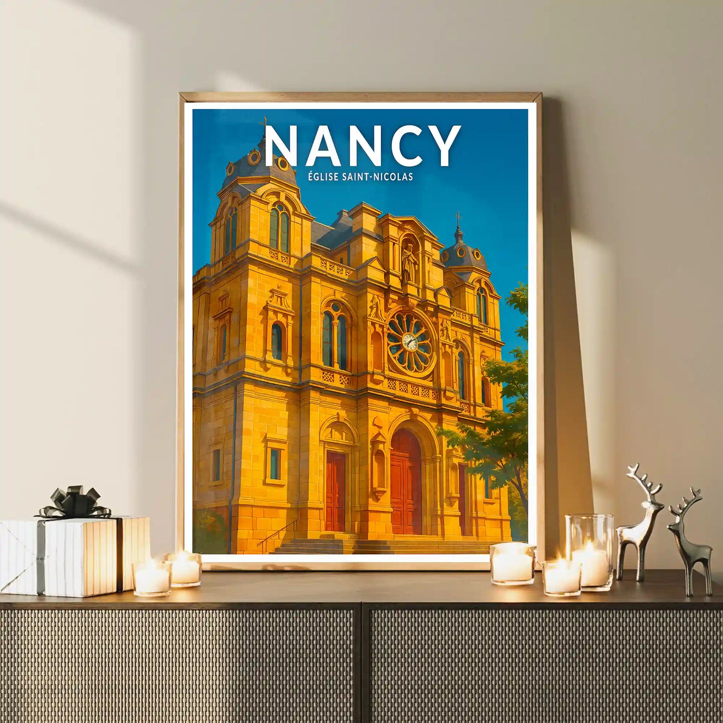 Affiche - Nancy - Église Saint-Nicolas