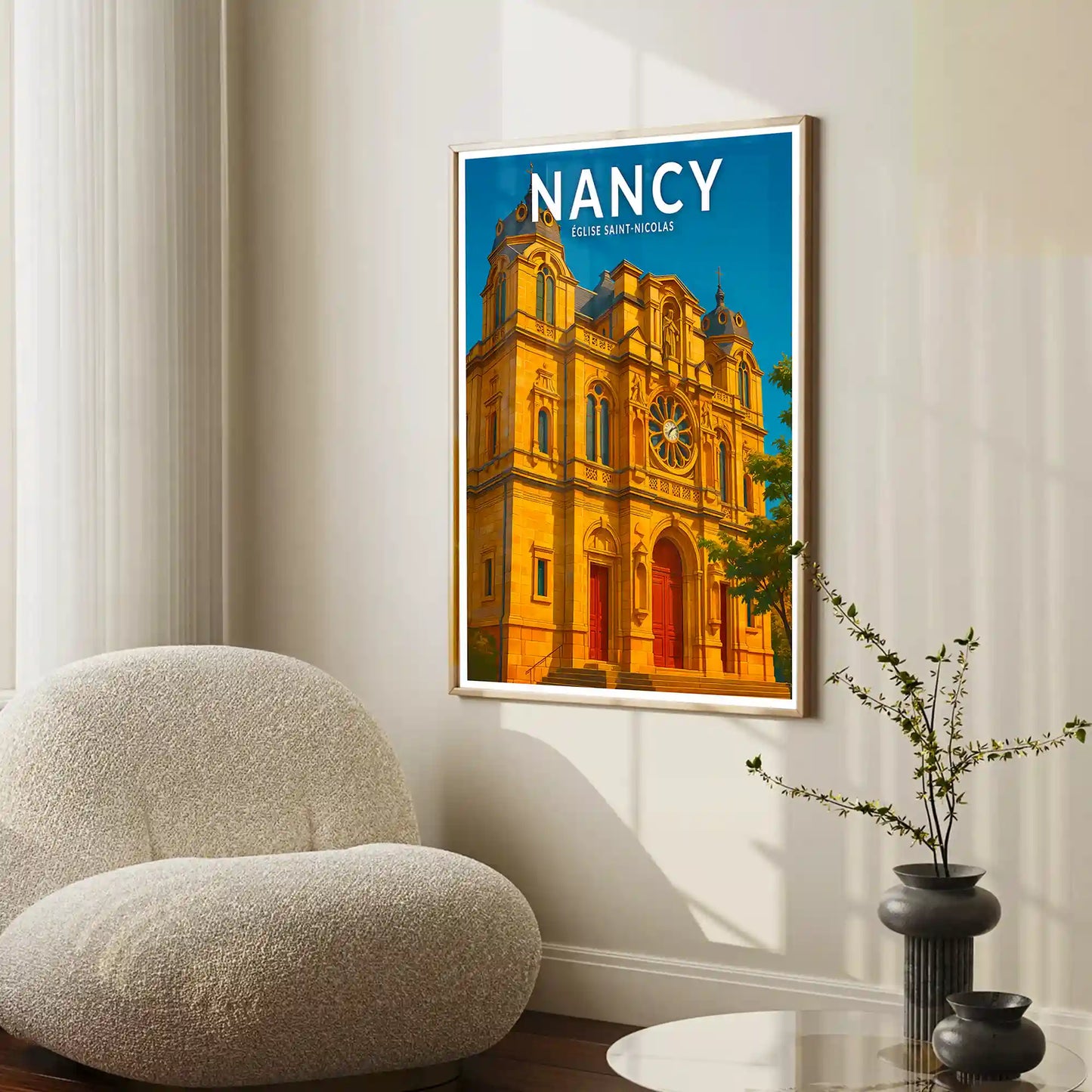 Affiche - Nancy - Église Saint-Nicolas