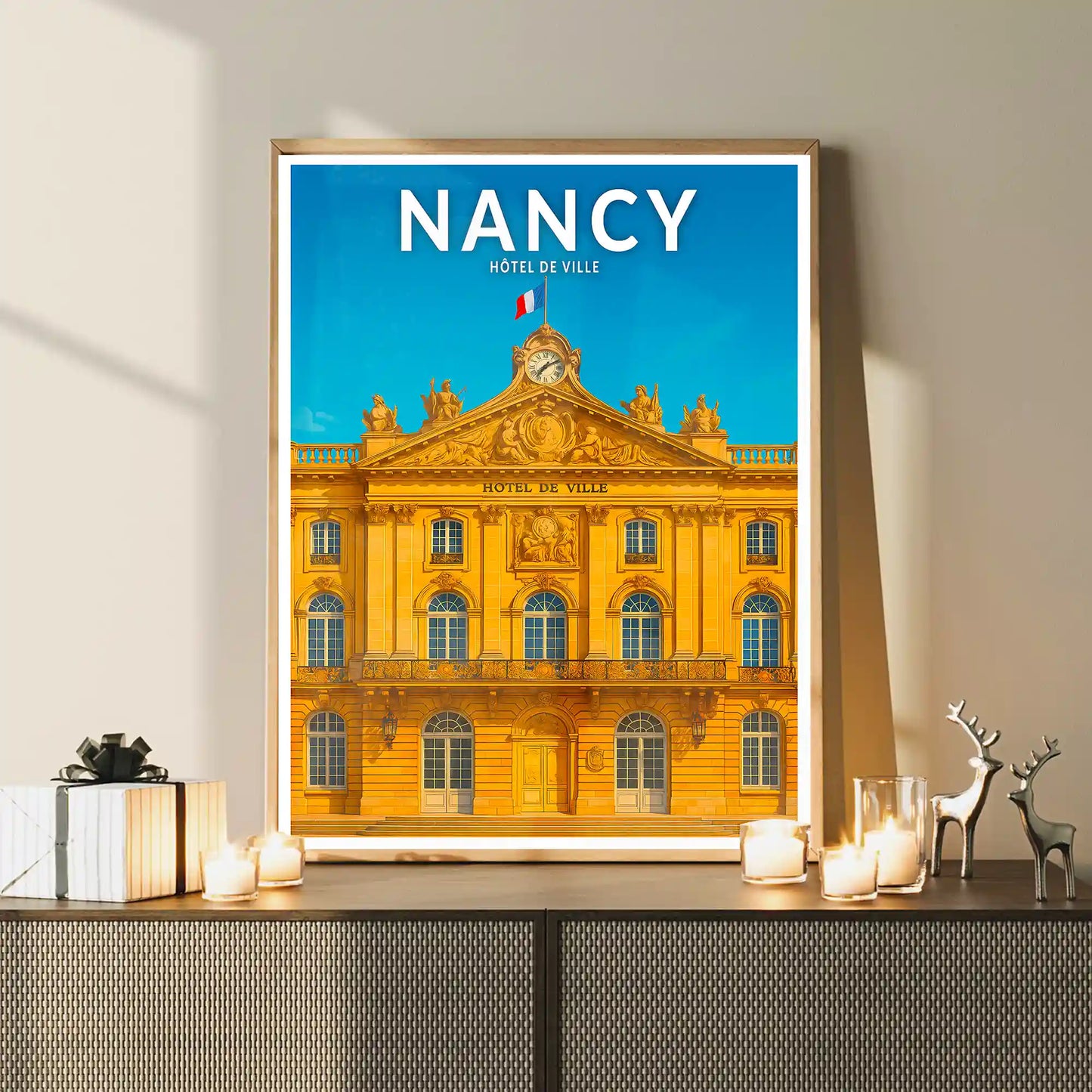 Affiche - Nancy - Hôtel de Ville