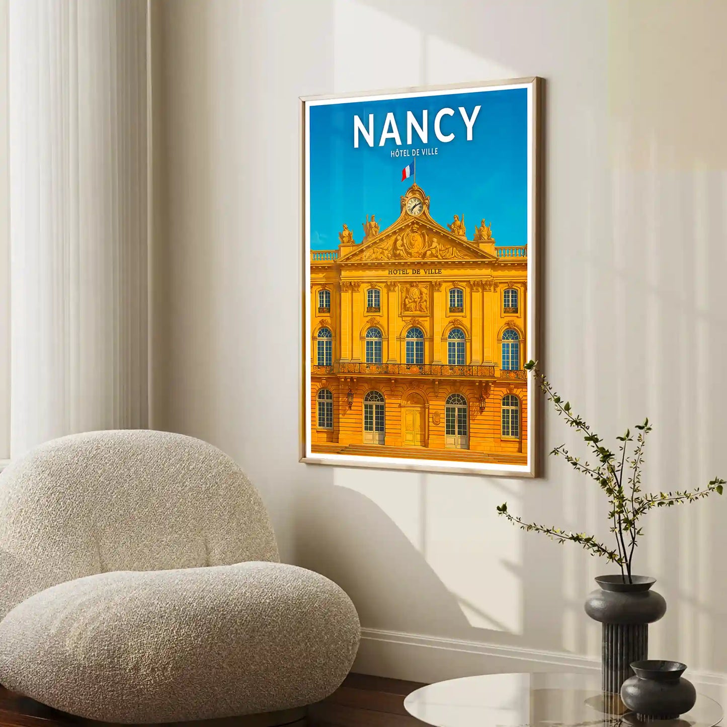 Affiche - Nancy - Hôtel de Ville