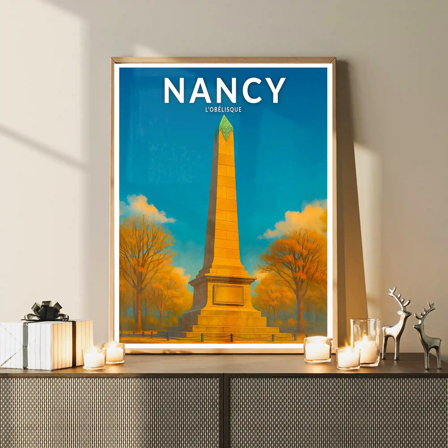 Affiche - Nancy - L'Obélisque
