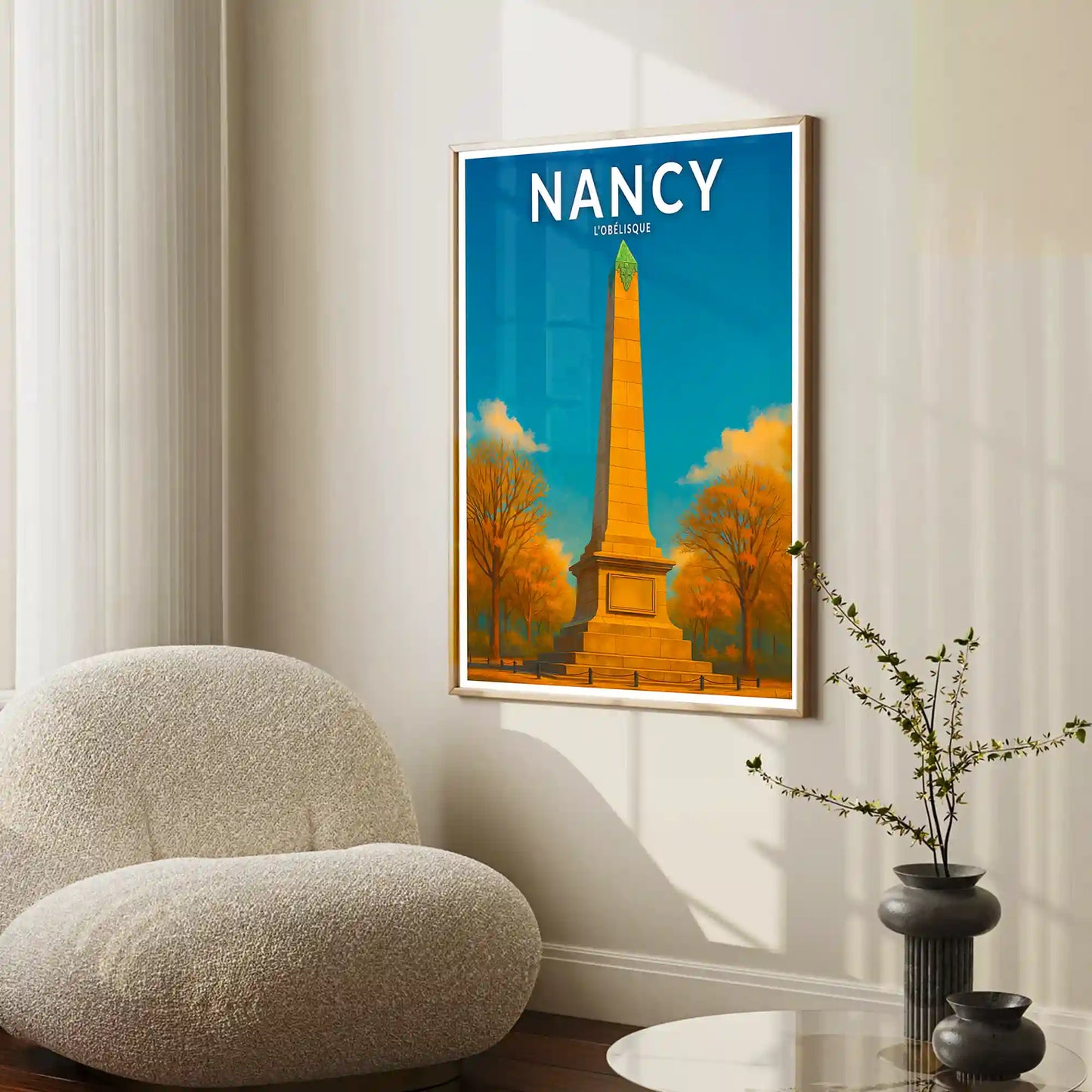 Affiche - Nancy - L'Obélisque
