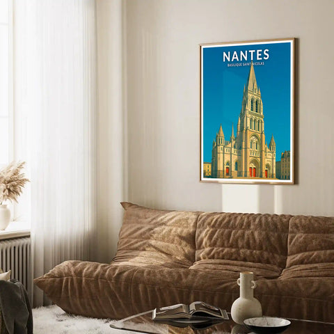Affiche - Nantes - Basilique Saint-Nicolas