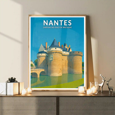 Affiche - Nantes - Château des Ducs de Bretagne