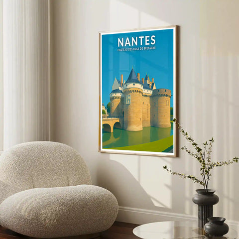Affiche - Nantes - Château des Ducs de Bretagne