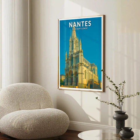 Affiche - Nantes - Église Saint-Clément