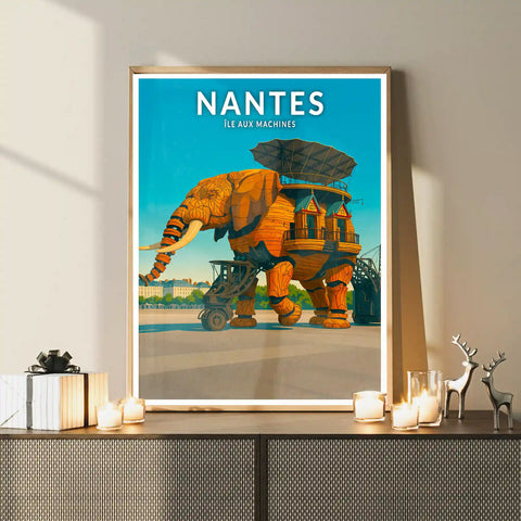 Affiche - Nantes - Île aux Machines