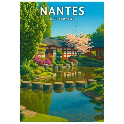 Affiche - Nantes - Île de Versailles