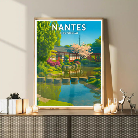 Affiche - Nantes - Île de Versailles