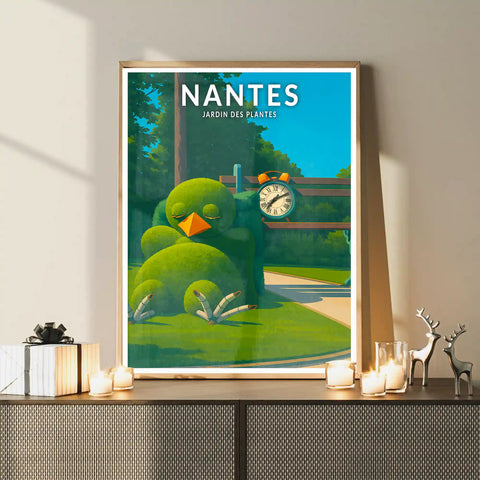 Affiche - Nantes - Jardin des Plantes