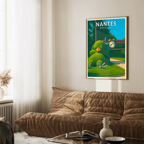 Affiche - Nantes - Jardin des Plantes