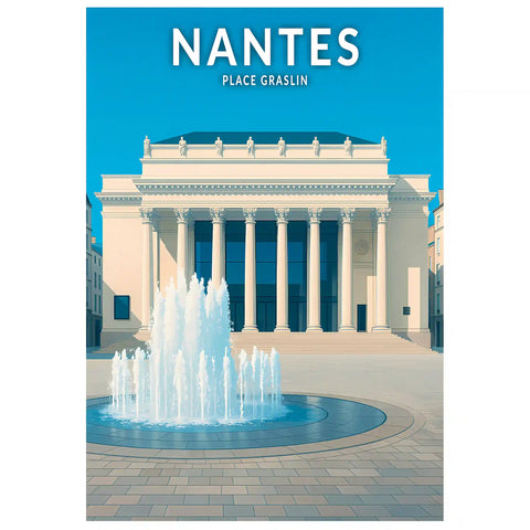 Affiche - Nantes - Place Graslin