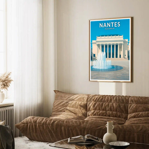 Affiche - Nantes - Place Graslin