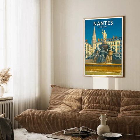 Affiche - Nantes - Place Royale