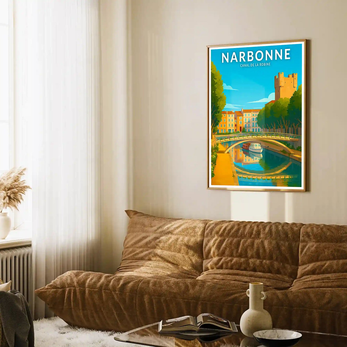 Affiche - Narbonne - Canal de la Robine