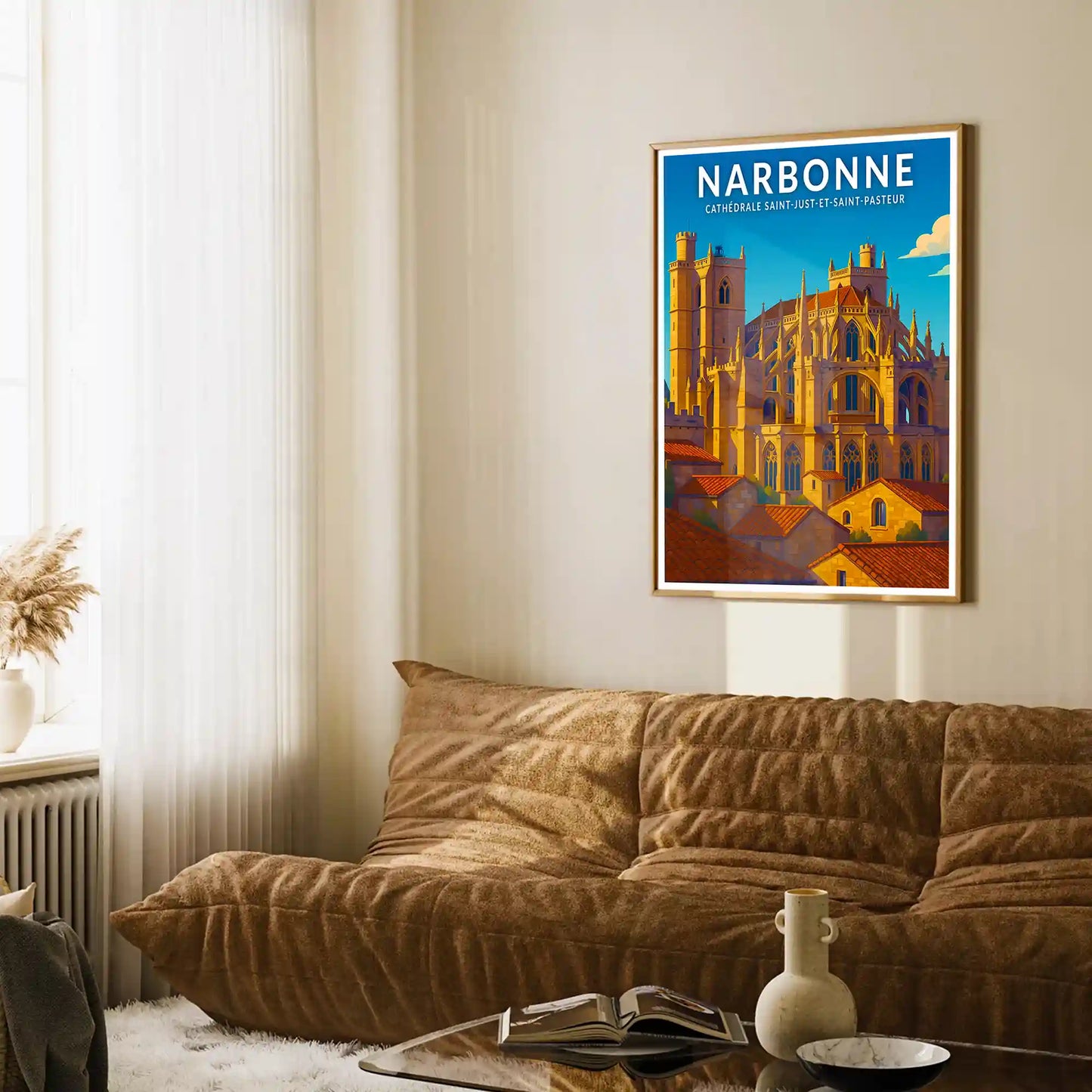 Affiche - Narbonne - Cathédrale Saint-Just-et-Saint-Pasteur