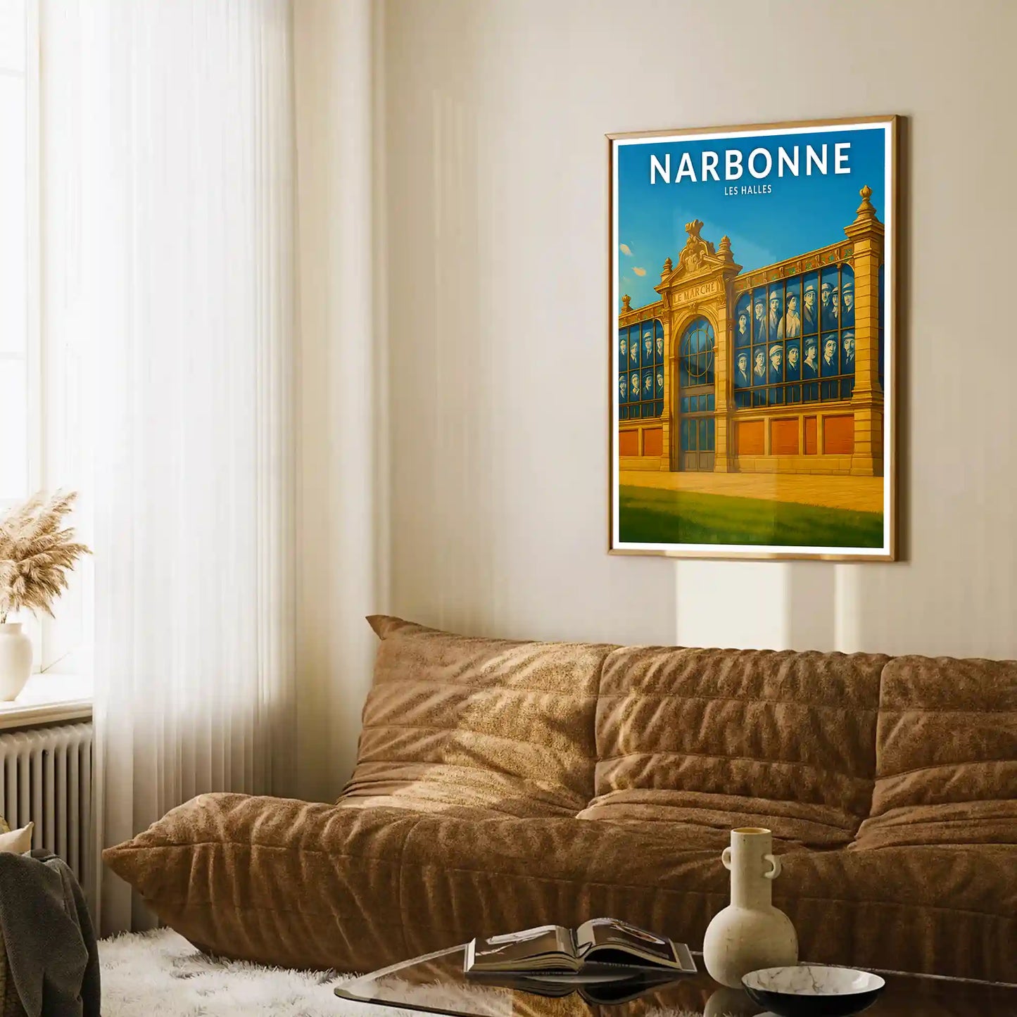 Affiche - Narbonne - Les Halles