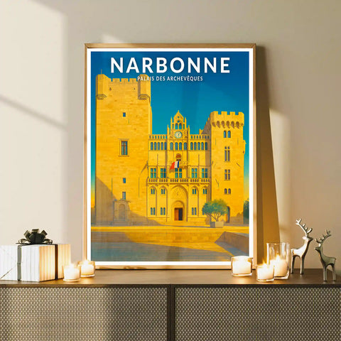 Affiche - Narbonne - Palais des Archevêques