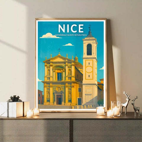 Affiche - Nice - Cathédrale Sainte-Réparatrice