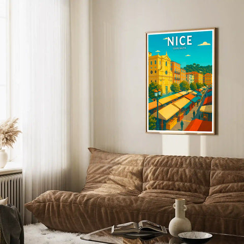 Affiche - Nice - Cours Saleya