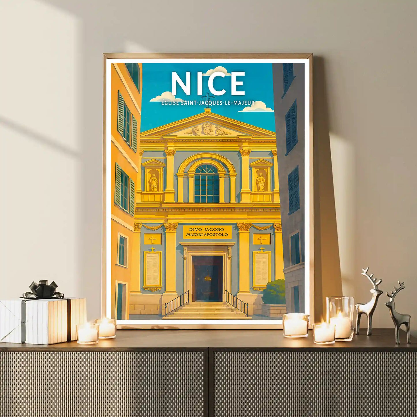 Affiche - Nice - Église Saint-Jacques-le-Majeur