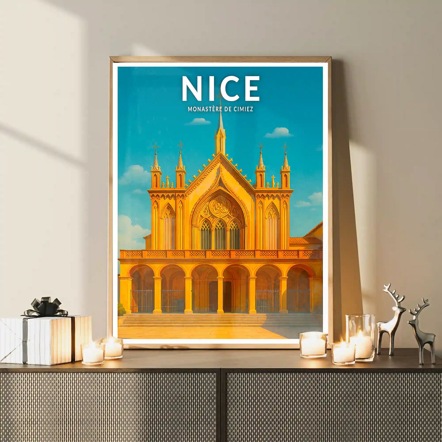 Affiche - Nice - Monastère de Cimiez
