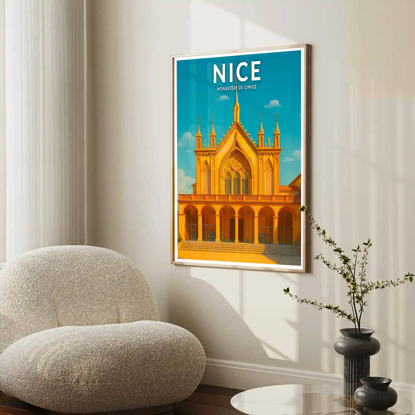 Affiche - Nice - Monastère de Cimiez
