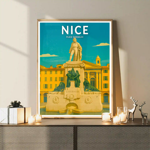 Affiche - Nice - Place Garibaldi
