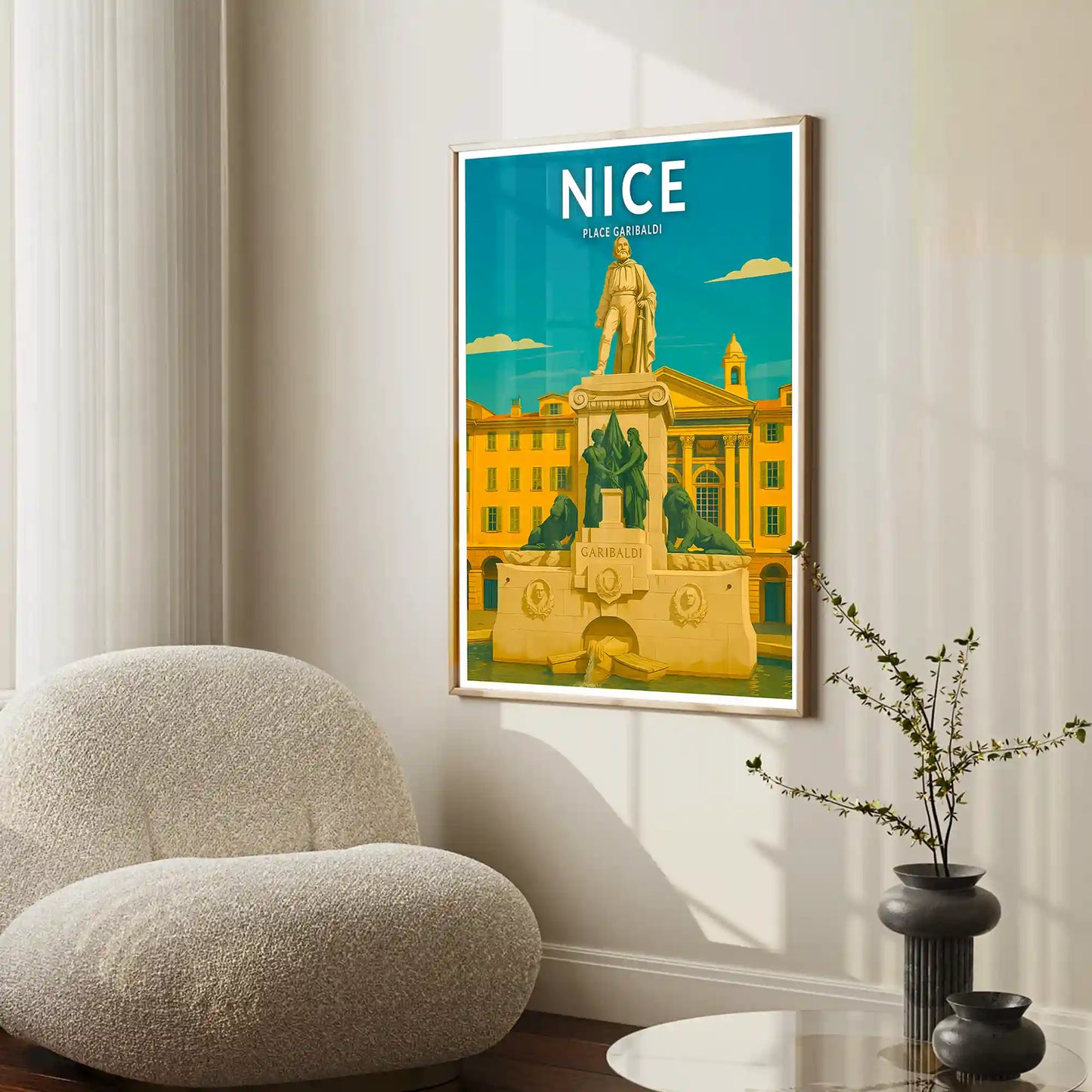 Affiche - Nice - Place Garibaldi