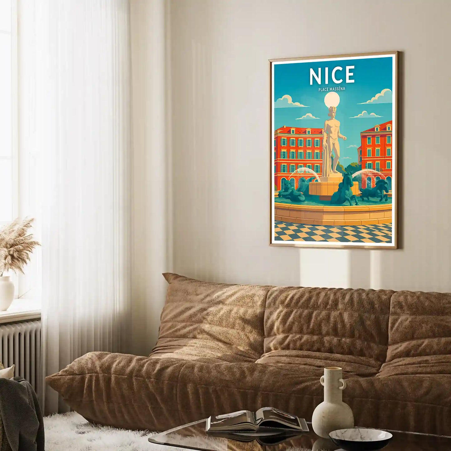 Affiche - Nice - Place Masséna