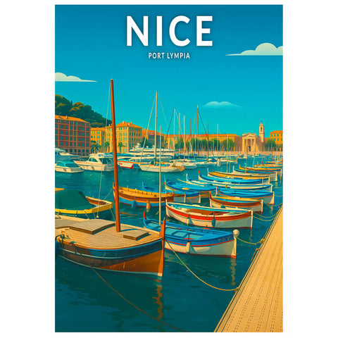 Affiche - Nice - Port Lympia