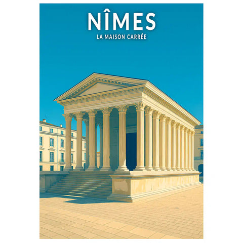 Affiche - Nîmes - La Maison Carrée
