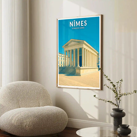 Affiche - Nîmes - La Maison Carrée