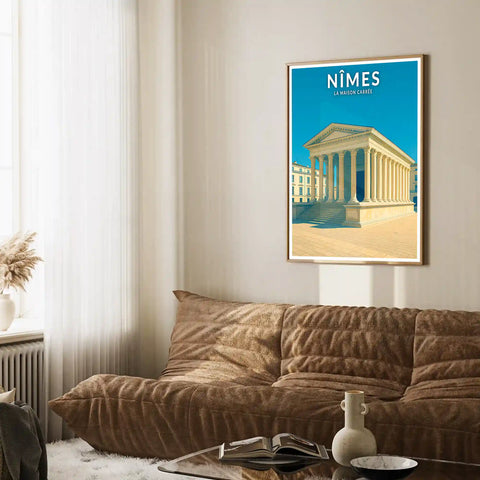 Affiche - Nîmes - La Maison Carrée