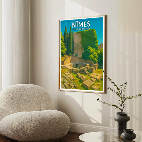 Affiche - Nîmes - Le Castellum Divisorium